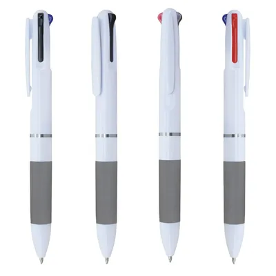 Producto personalizable Boligrafo 3 Colores Aro Metal "Farves"