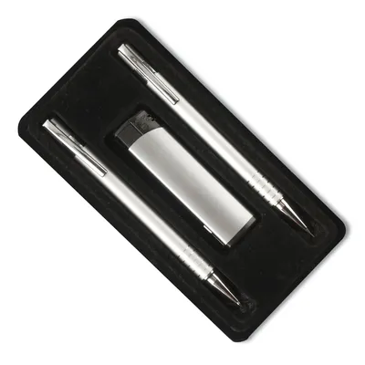 Producto personalizable Estuche Boligrafo 2 Pcs Y Encendedor