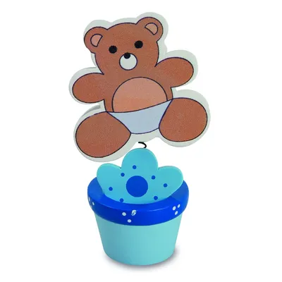 Producto personalizable Maceta Pinza Portafoto Osito