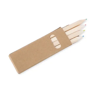 Producto personalizable Cajita 4 Lapices "Tribilin"
