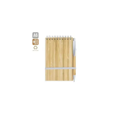 Producto personalizable Bloc Bambu Con Boligrafo Nature