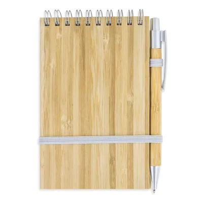 Producto personalizable Bloc Bambu Con Boligrafo Nature