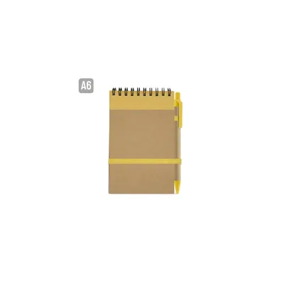 Producto personalizable Bloc De Notas Con Boligrafo Reciclado "Mael"