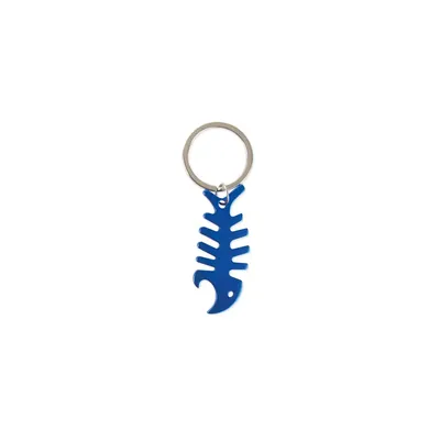 Producto personalizable Llavero Aluminio Raspa Azul