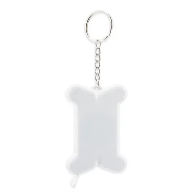 Producto personalizable Llavero Cinta Métrica "Hueso"