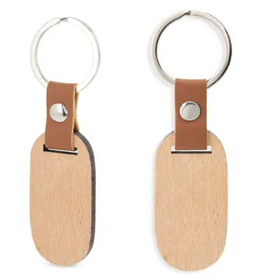 Producto personalizable Llavero Ovalado Alargado "Cavanna"