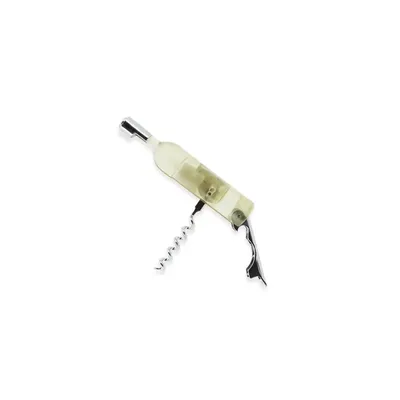 Producto personalizable Sacacorchos Forma Botella Blanco