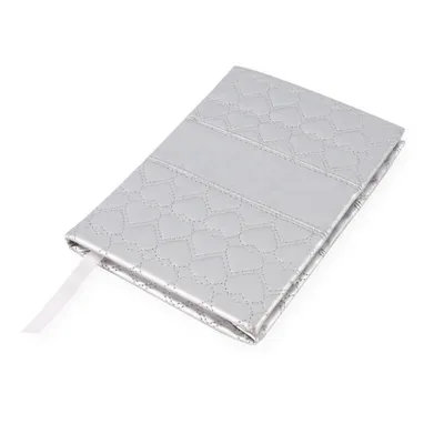 Producto personalizable Notebook Corazon Plata