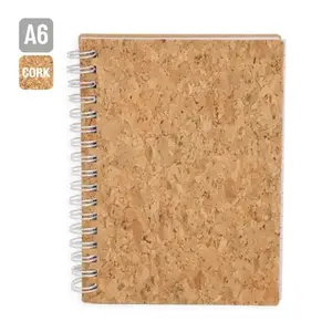 Variante de producto Libreta Con Anillas Negras Corcho Natural "Paix"