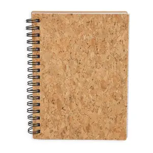 Variante de producto Libreta Con Anillas Negras Corcho Natural "Paix"