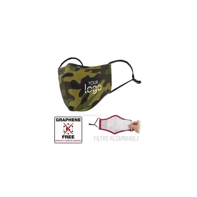 Producto personalizable -Mascarilla Con Filtro Reutilizable Gran Confort
