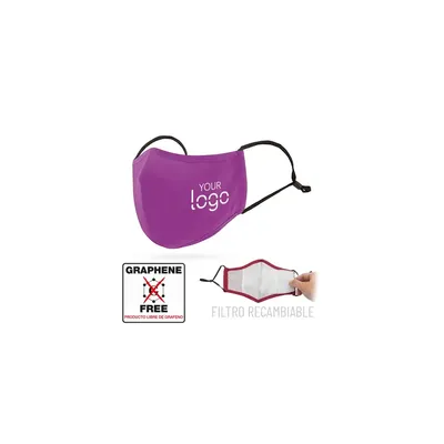 Producto personalizable -Mascarilla Con Filtro Reutilizable Gran Confort