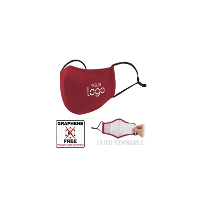 Producto personalizable -Mascarilla Con Filtro Reutilizable Gran Confort
