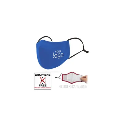 Producto personalizable -Mascarilla Con Filtro Reutilizable Gran Confort
