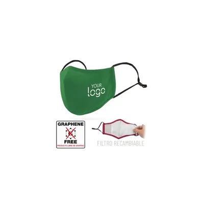 Producto personalizable -Mascarilla Con Filtro Reutilizable Gran Confort