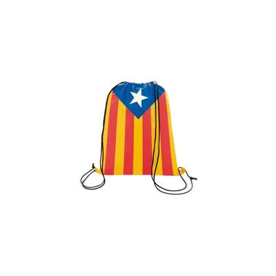 Producto personalizable Bolsa Mochila 210T Independentista Catalana