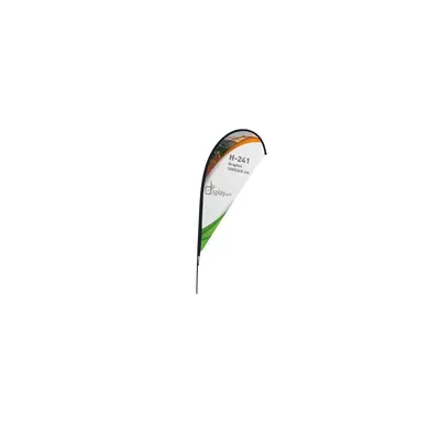 Producto personalizable Soporte Bandera Forma Gota 3 M