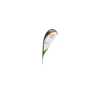 Producto personalizable Soporte Bandera Forma Gota 4 M