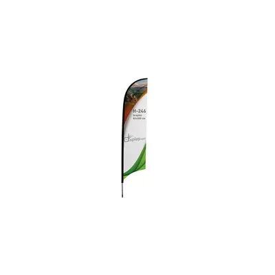 Producto personalizable Soporte Bandera Forma Pluma 3 M