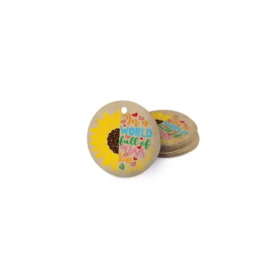 Producto personalizable Etiqueta Circular Eco