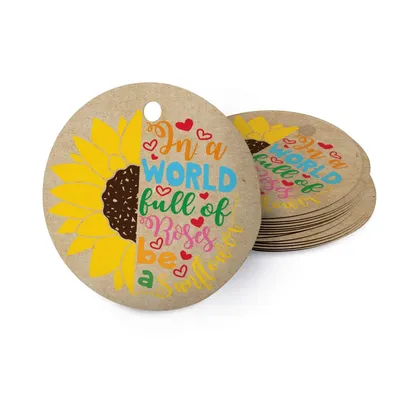 Producto personalizable Etiqueta Circular Eco