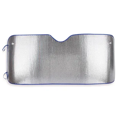 Producto personalizable Parasol Metalico Coche 2 Caras Ribete Azul