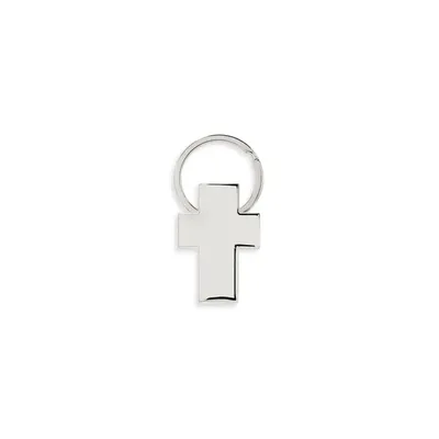 Producto personalizable Llavero Metalico Forma Cruz "Christian"