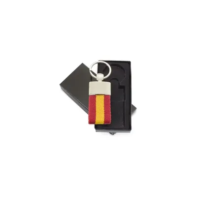 Producto personalizable Llavero Cinturon Bandera España "Hank"