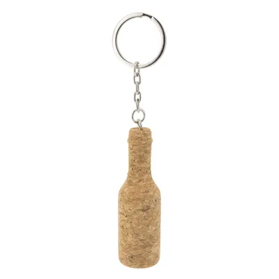 Producto personalizable Llavero Corcho Botella Tridimensional "Ropo"