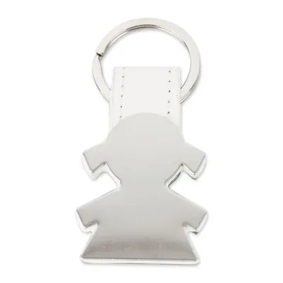 Producto personalizable Llavero Metalico Forma Niña "Nasca"