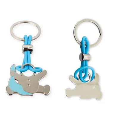 Producto personalizable Llavero Bebe Gasa Celeste