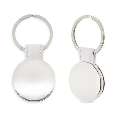 Producto personalizable Llavero Metalico Redondo Bl