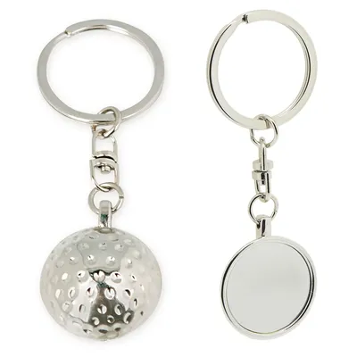 Producto personalizable Llavero Metalico Golf