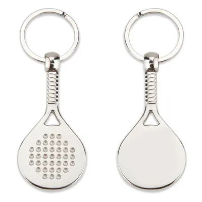 Producto personalizable Llavero Raqueta Metalico