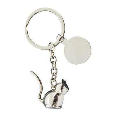Producto personalizable Llavero Metalico "Gatito"