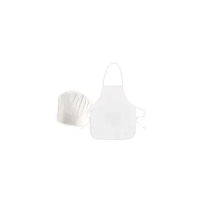 Producto personalizable Set Delantal Y Gorro Infant Nwblanco