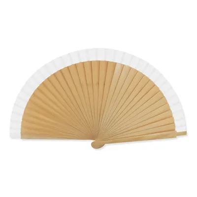 Producto personalizable Abanico Madera Barnizado "Better"