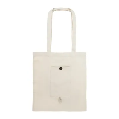 Producto personalizable Bolsa De Algodon Plegable Con Bolsillo "Nadia"