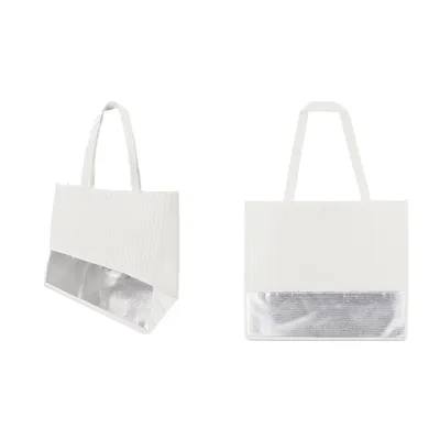 Producto personalizable Bolsa "Lafayette"  Blanco-Plata