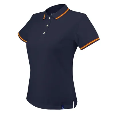 Producto personalizable Polo Bandera Mujer Pierre Delone  "Azur"