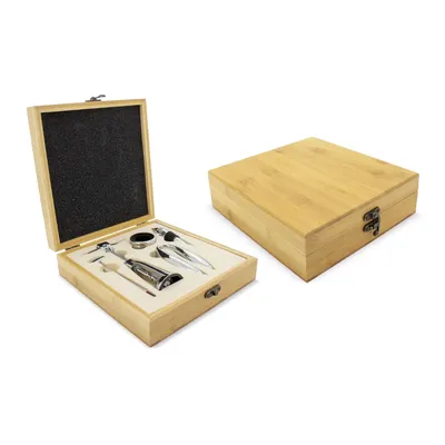 Producto personalizable Set Vino Bambu 5 Pcs Livorno