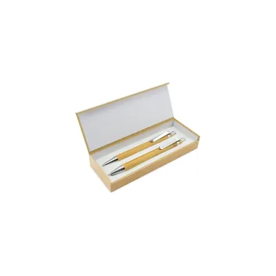 Producto personalizable Set Boligrafo Y Portaminas Bambú "Bombat"