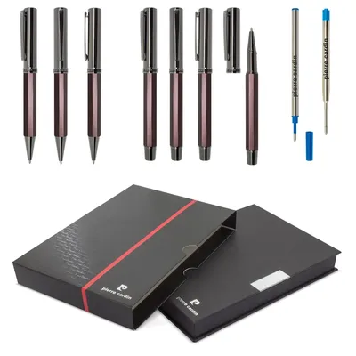 Producto personalizable Estuche Boligrafo+Roller Doble Recambio Genova Pierre Cardin