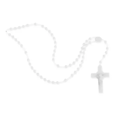 Producto personalizable Rosario Silicona Blanco