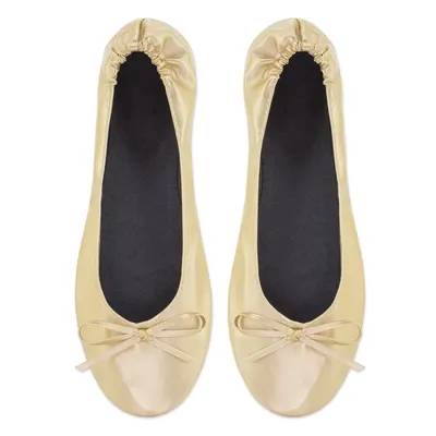 Producto personalizable Zapatilla Plegable Oro (12 Pares) "Ballet"