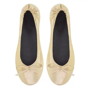 Variante de producto Zapatilla Plegable Oro (12 Pares) "Ballet"