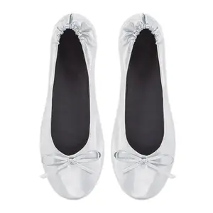 Variante de producto Zapatilla Plegable Oro (12 Pares) "Ballet"