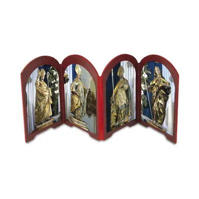 Producto personalizable Retablo Cuadruple Mandamientos "Santa Maria"