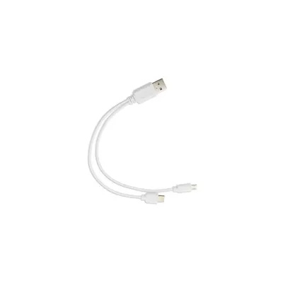 Producto personalizable Cargador Conexion Micro Usbreon Blanco