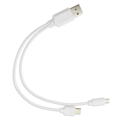 Producto personalizable Cargador Conexion Micro Usbreon Blanco
